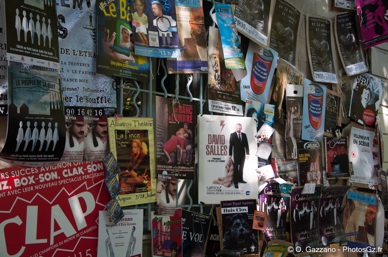 Festival d’Avignon..Avignon, France - 9 juillet 2012